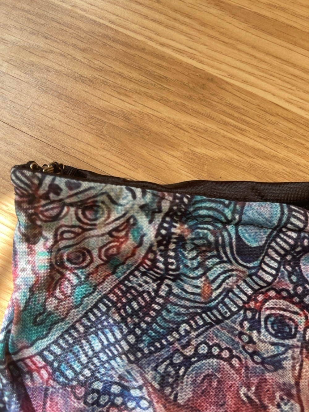 Sunburst Print Mini Skirt - Multicolor - Picture 5 of 6